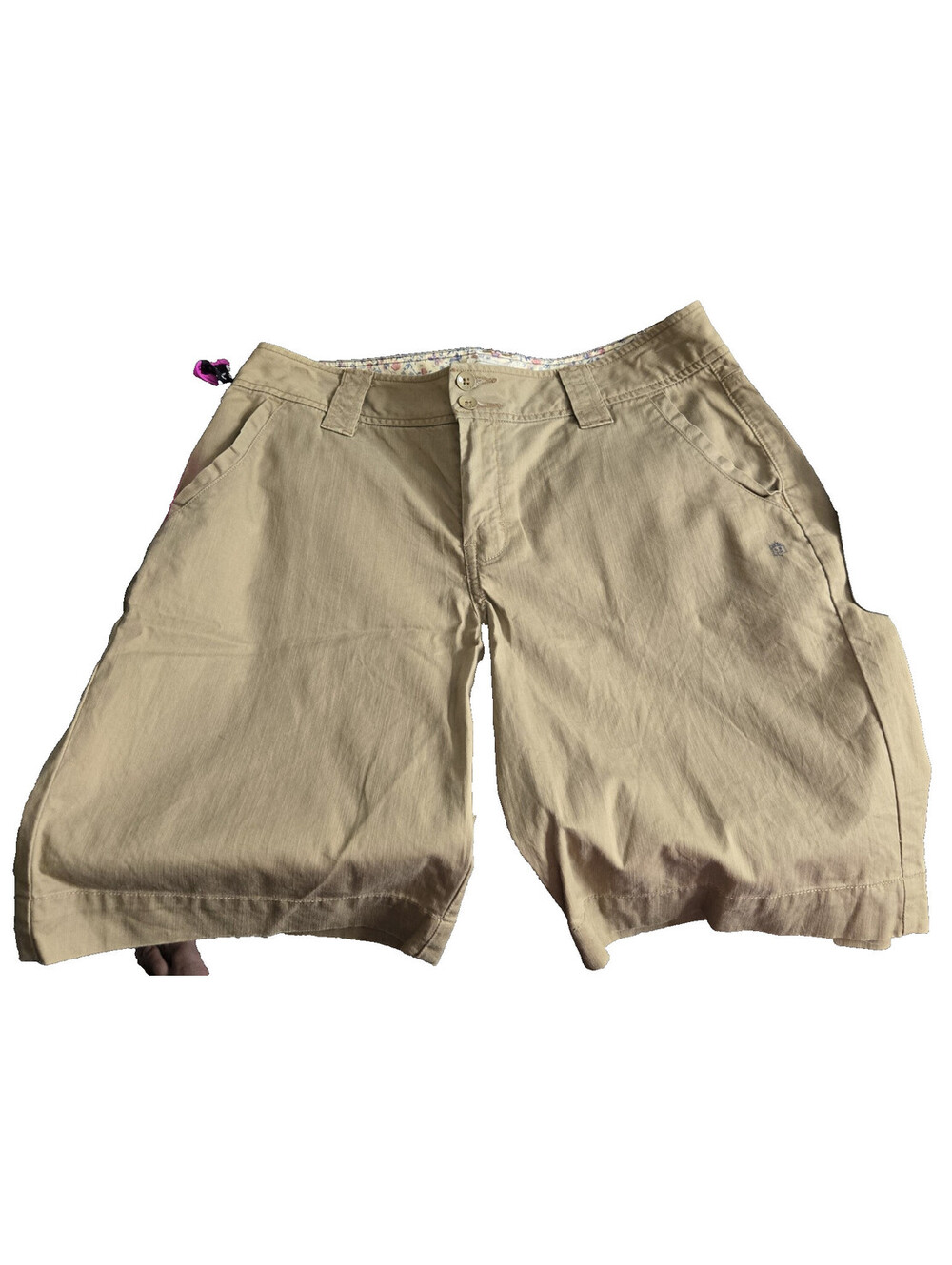 Levi's Vintage Khaki Bermuda Shorts Classic 100% Cotton Womens Size 6